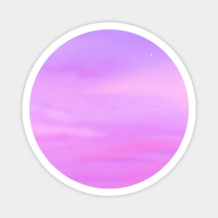 Purple Sky Aesthetic Dusk Magnet